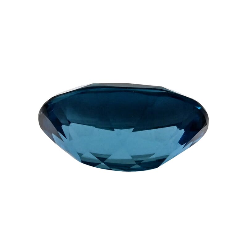 AAAA London Blue Topaz (Oval 14x10 mm) 5.00 ctw