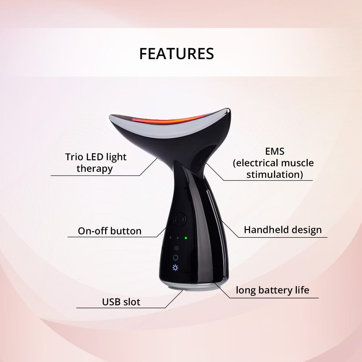 LunaMour Necklite LED & Microcurrent Device (Lifetime Warranty) image number 3