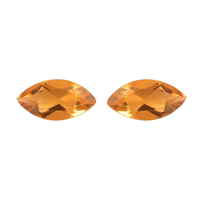 Jalisco Fire Opal Set of 2 (Mrq 5x2.5 mm) 0.17 ctw