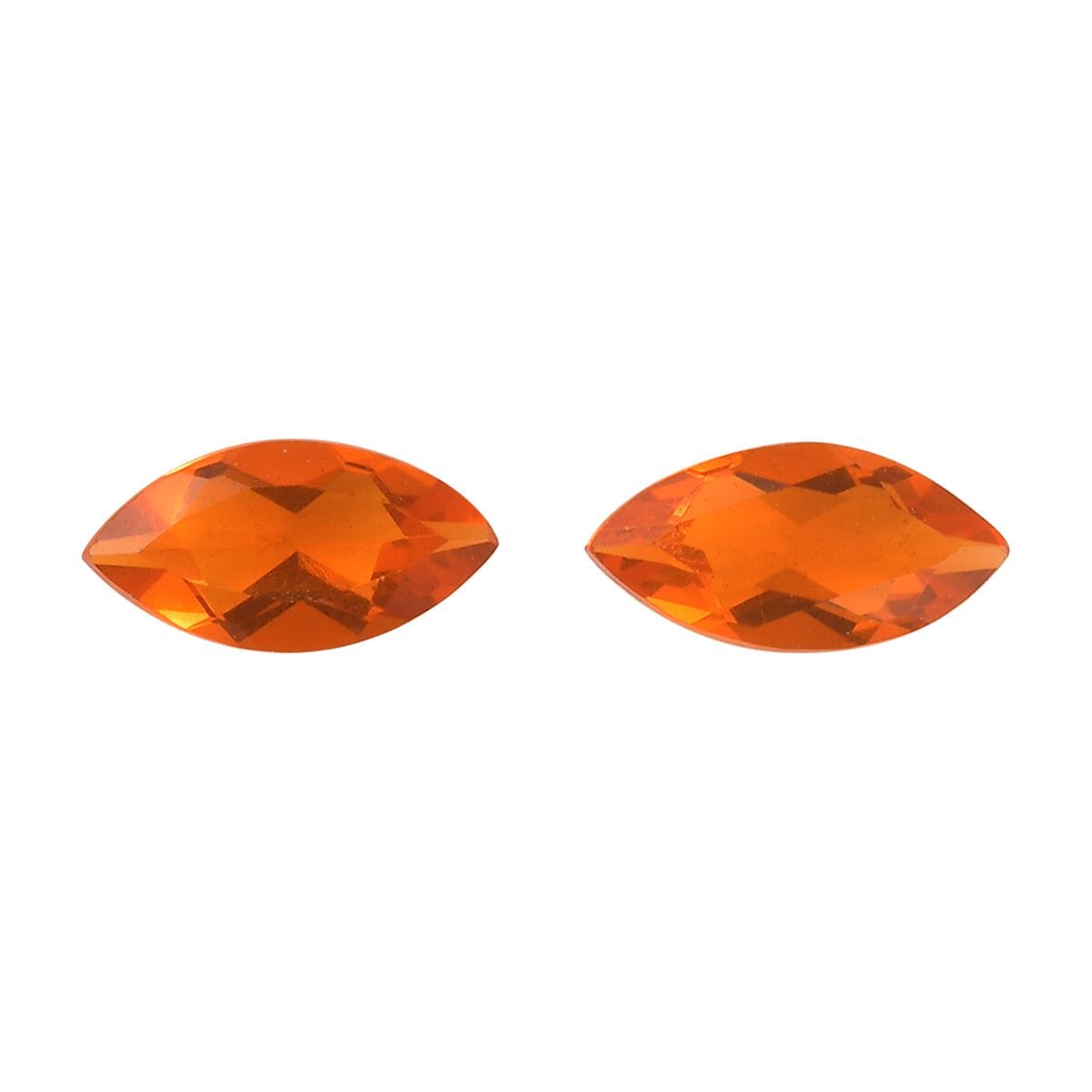 Premium Jalisco Fire Opal Set of 2 (Mrq 5x2.5 mm) 0.16 ctw image number 0
