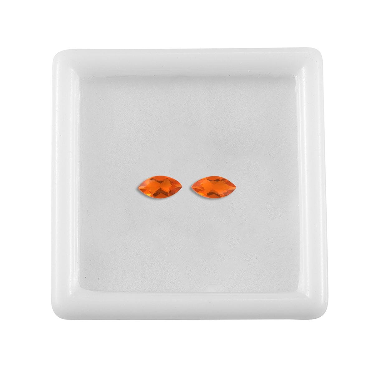 Premium Jalisco Fire Opal Set of 2 (Mrq 5x2.5 mm) 0.16 ctw image number 2