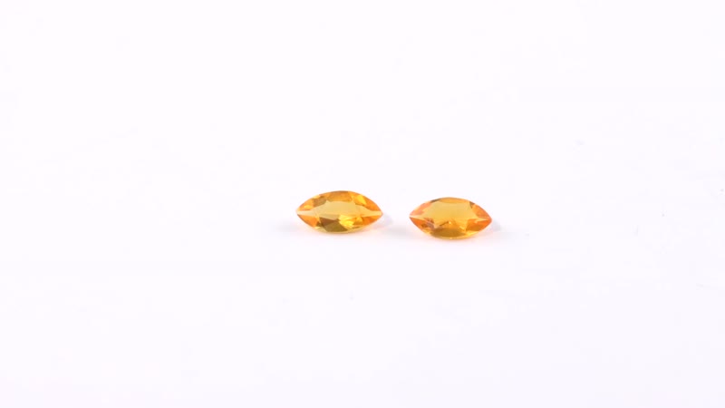 Jalisco Fire Opal Set of 2 (Mrq 6x3 mm) 0.28 ctw