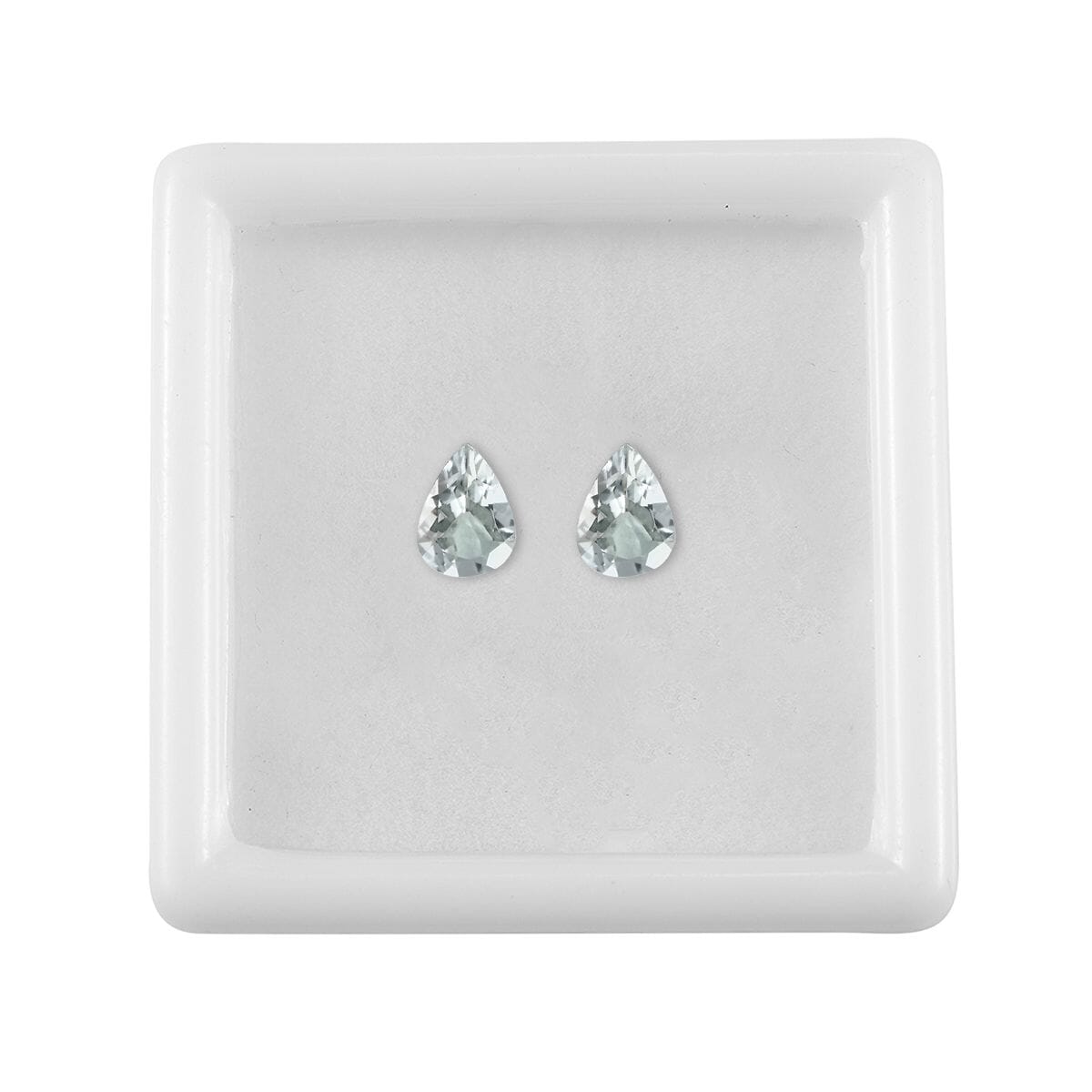 Goshenite Set of 2 (Pear 7x5 mm) 1.05 ctw image number 2