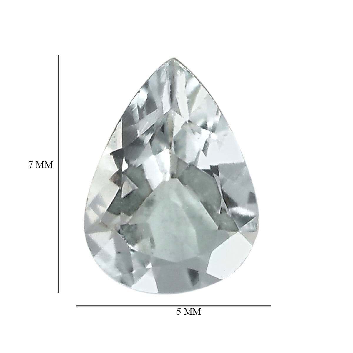 Goshenite Set of 2 (Pear 7x5 mm) 1.05 ctw image number 3