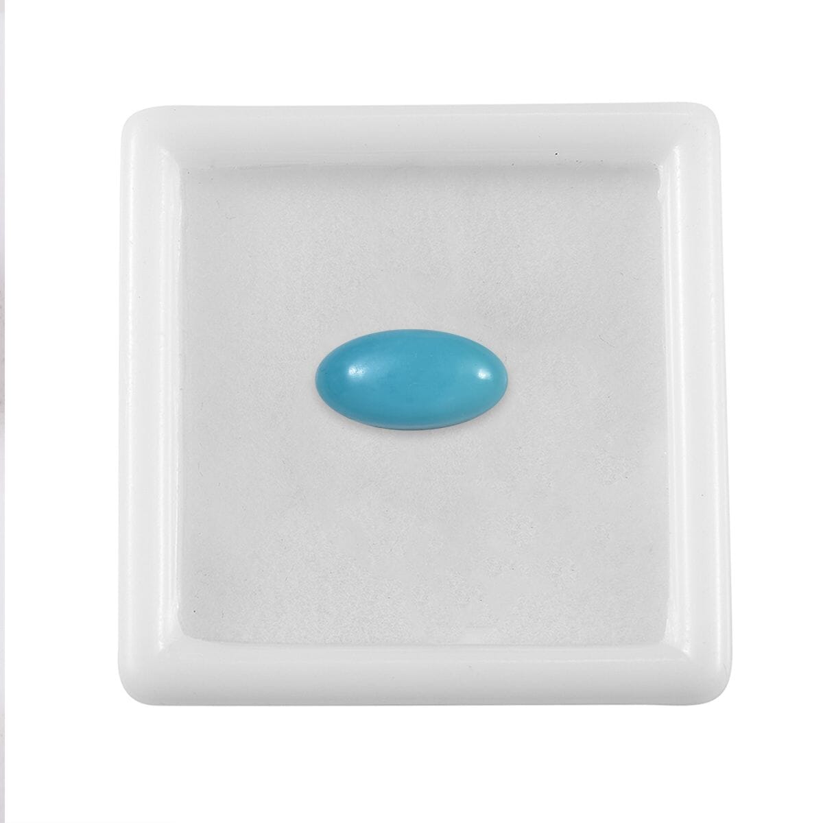 Kingman Turquoise (Oval 12x6 mm) 1.88 ctw image number 2