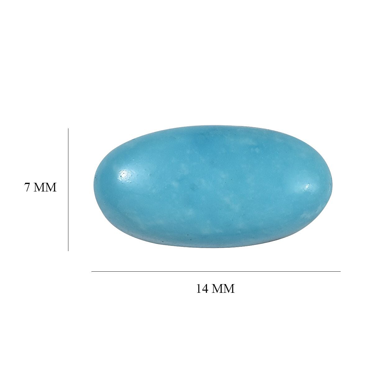 Kingman Turquoise (Oval 14x7 mm) 2.90 ctw