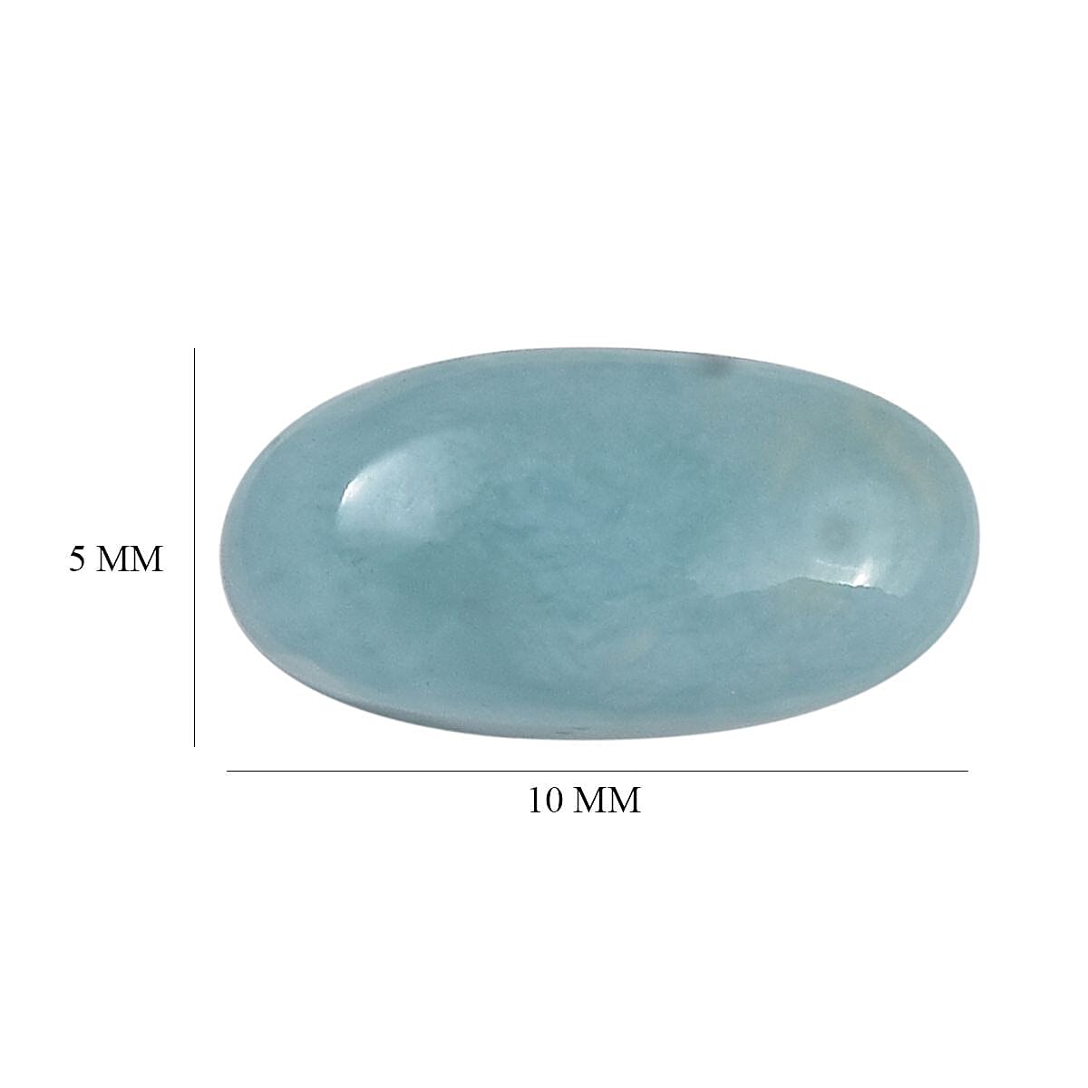 Larimar (Ovl 10x5 mm) 1.31 ctw