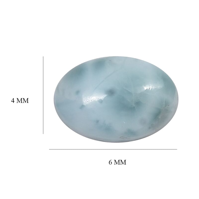 AA Larimar Set of 2 (Ovl 6x4 mm) 0.95 ctw