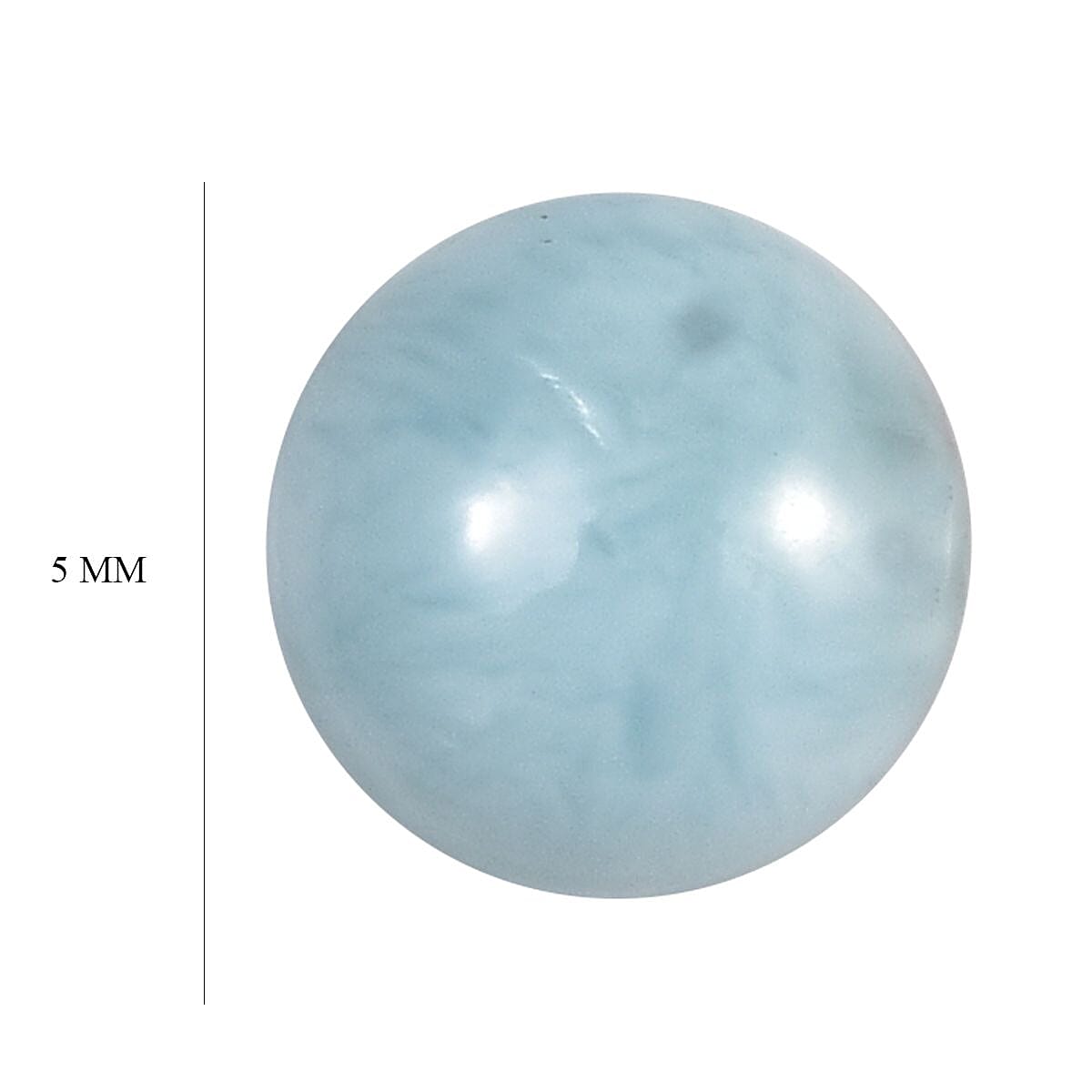AA Larimar (Rnd 5 mm) 1.06 ctw