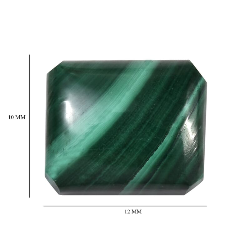 African Malachite (Oct 12x10 mm) 6.93 ctw