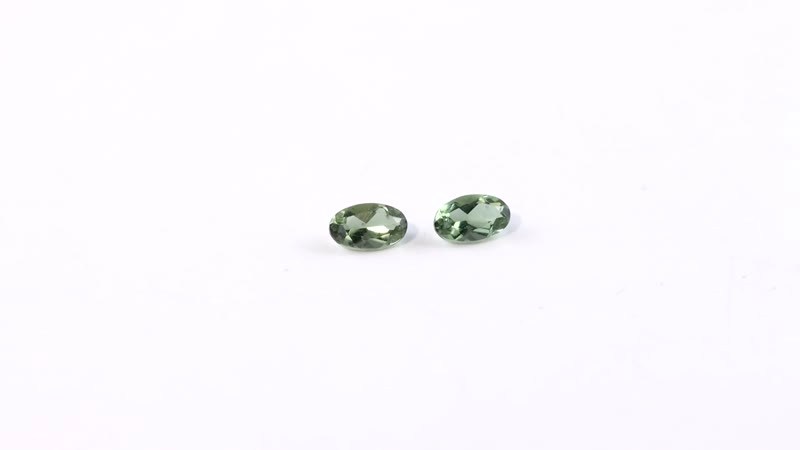 Bohemian Moldavite Set of 2 (Ovl 5x3 mm) 0.36 ctw
