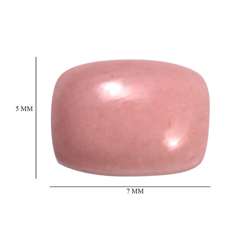Peach Opal (Cush 7x5 mm) 0.54 ctw Loose Gemstone