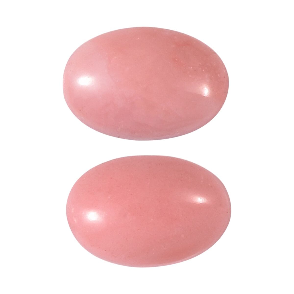 Peach Opal Set of 2 (Ovl 6x4 mm) 0.56 ctw image number 0