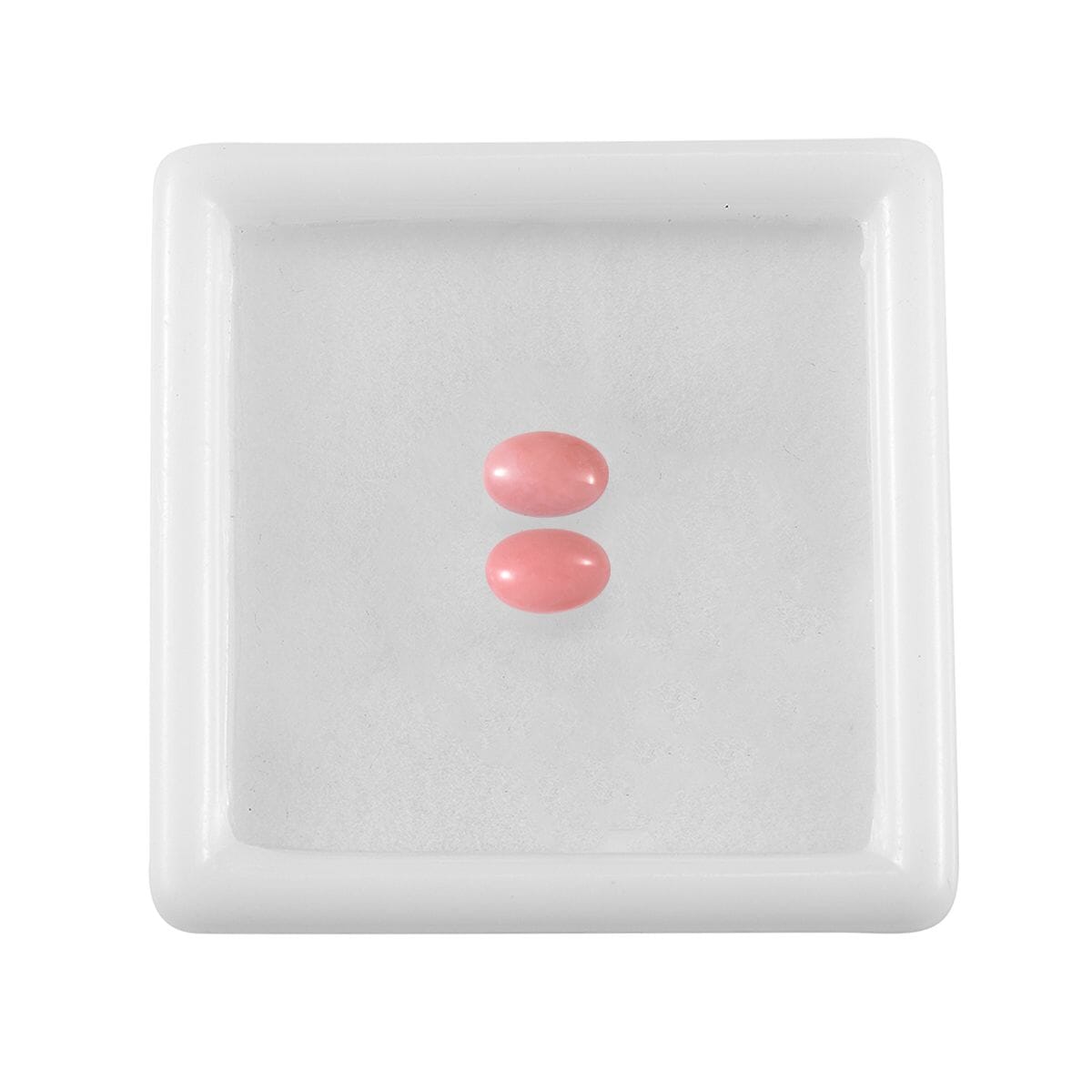 Peach Opal Set of 2 (Ovl 6x4 mm) 0.56 ctw image number 2