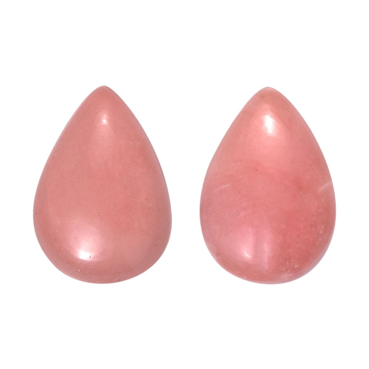 Peach Opal Set of 2 (Pear 10x7 mm) 2.35 ctw image number 0
