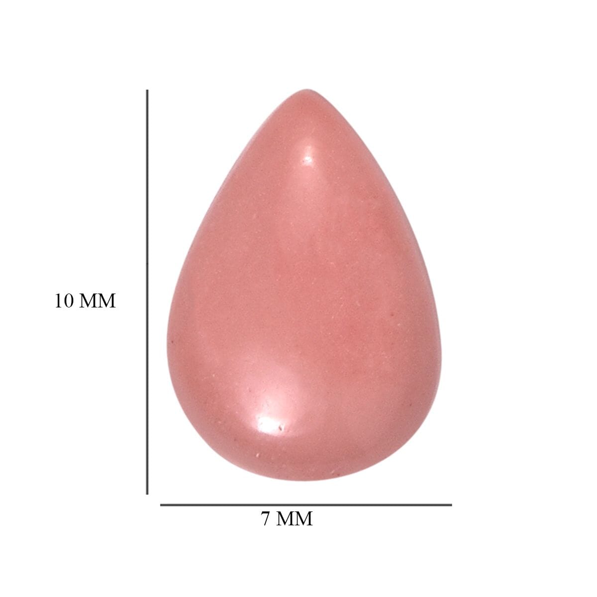 Peach Opal Set of 2 (Pear 10x7 mm) 2.35 ctw image number 3