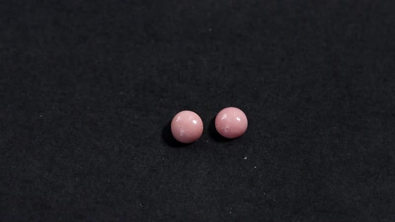 Peach Opal Set of 2 (Rnd 5 mm) 0.68 ctw