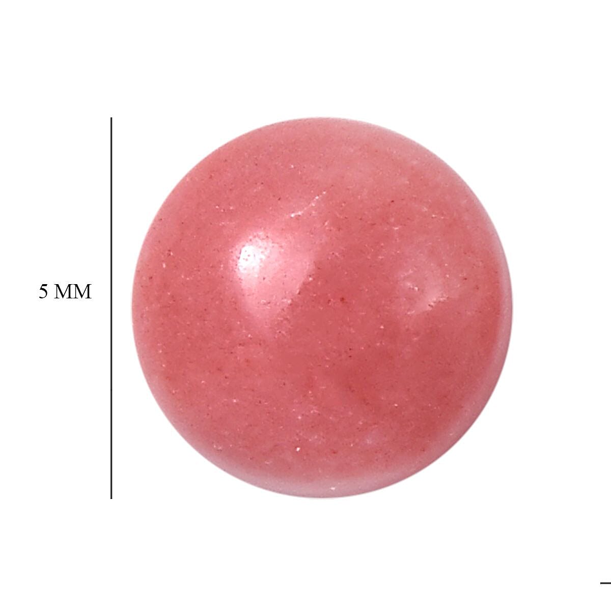 Peach Opal Set of 2 (Rnd 5 mm) 0.69 ctw image number 3