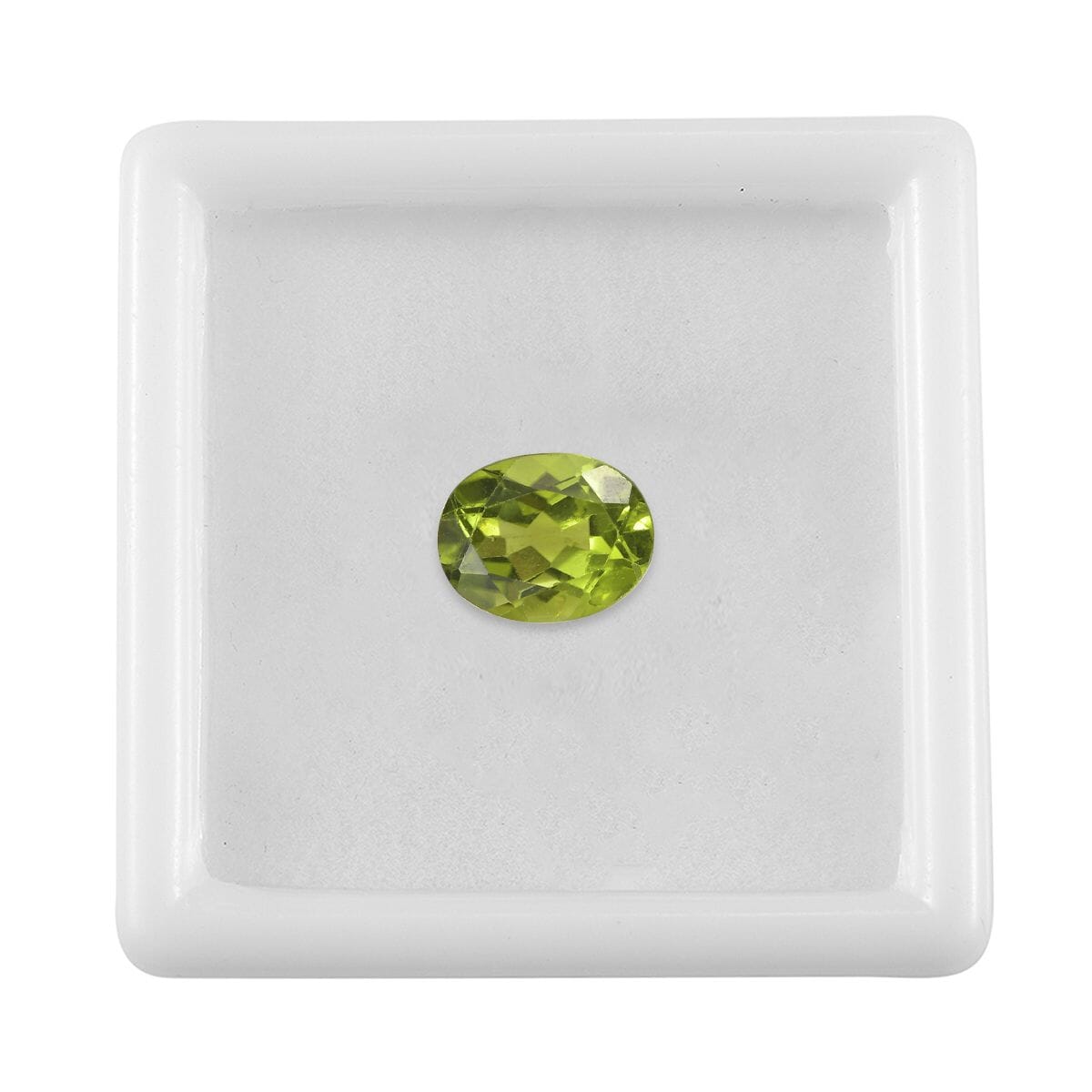 Hebei Peridot (Oval 9x7 mm) 1.66 ctw image number 2