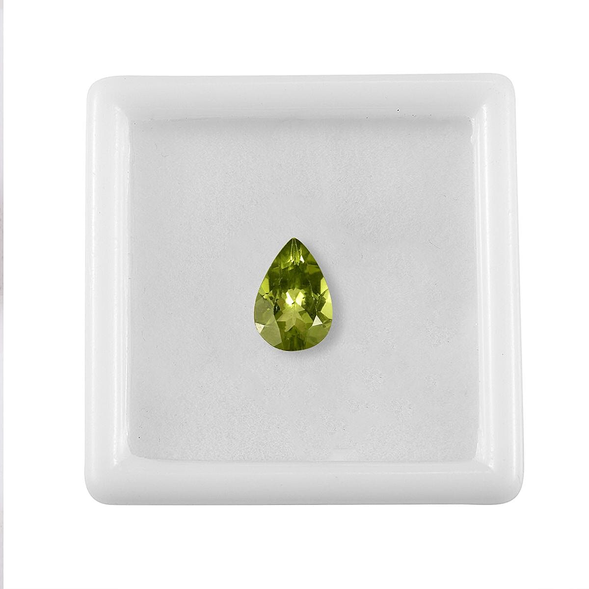 Hebei Peridot (Pear 10x7 mm) 1.46 ctw