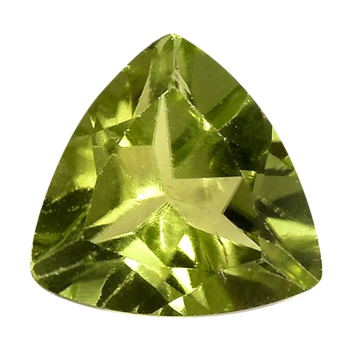 Hebei Peridot (Trl 7 mm) 1.06 ctw image number 0