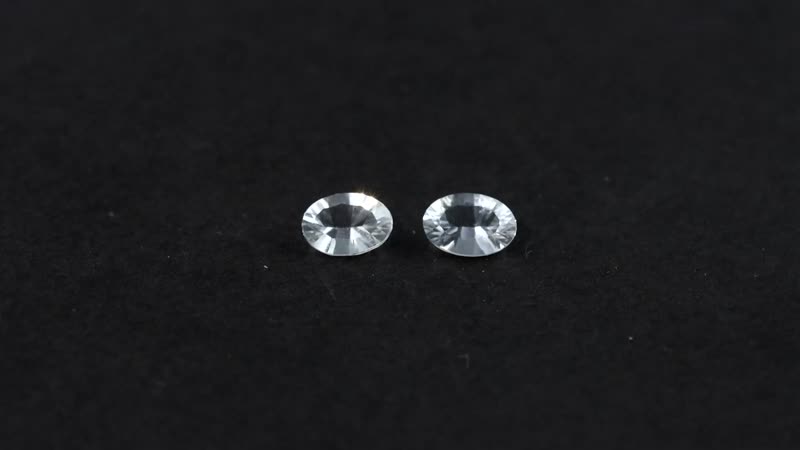 Petalite Set of 2 (Oval 6x4 mm) 0.68 ctw