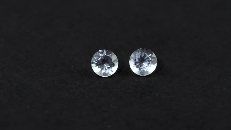 Petalite Set of 2 (Rnd 6 mm) 1.24 ctw