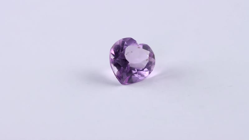 Rose De France Amethyst (Hrt 10 mm) 2.95 ctw