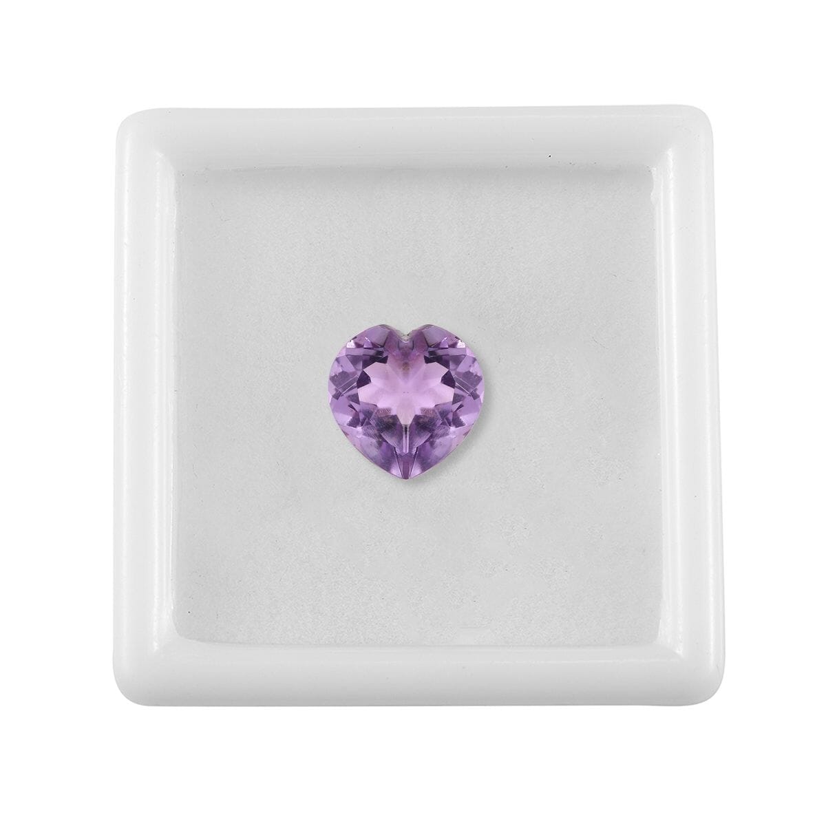 Rose De France Amethyst (Hrt 10 mm) 2.95 ctw image number 2