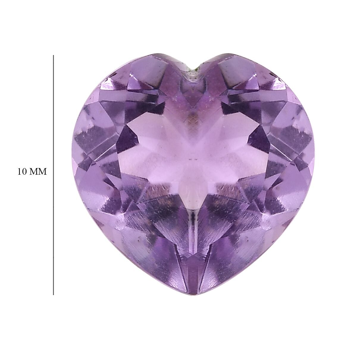 Rose De France Amethyst (Hrt 10 mm) 2.95 ctw image number 3
