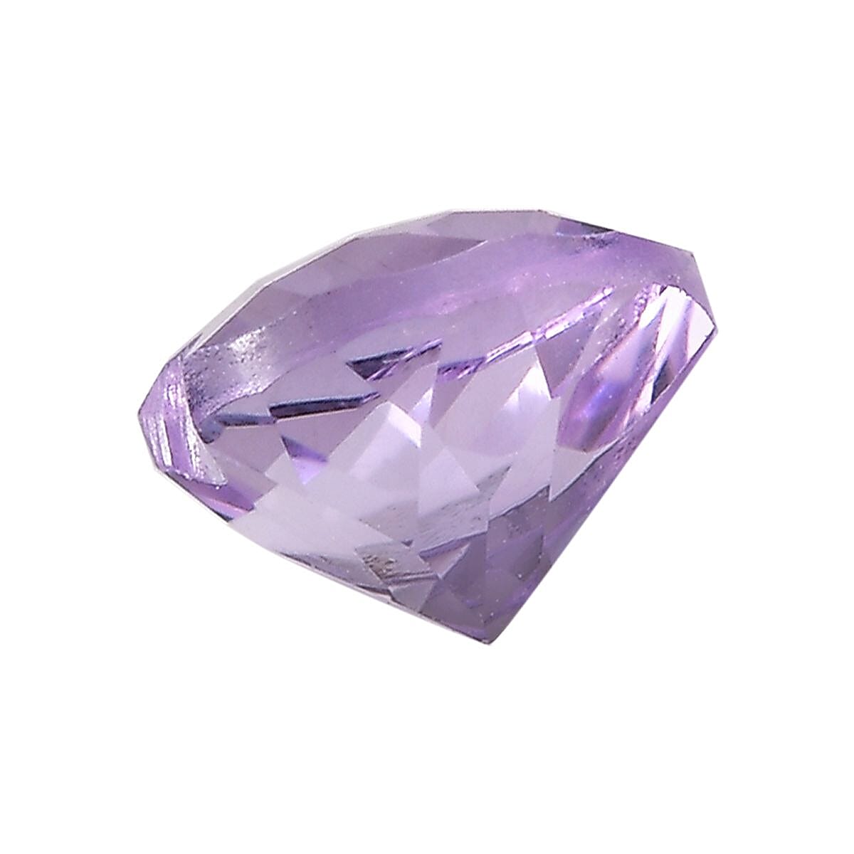 Rose De France Amethyst Set of 2 (Hrt 5 mm) 0.80 ctw