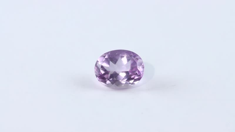 Rose De France Amethyst (Ovl 10x8 mm) 2.05 ctw