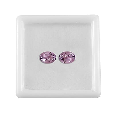 Rose De France Amethyst Set of 2 (Ovl 7x5 mm) 1.26 ctw