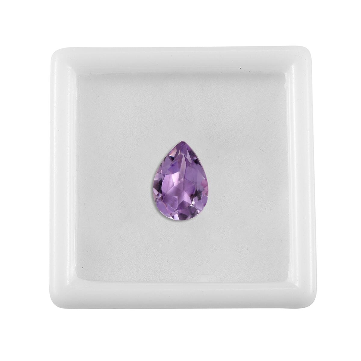 Rose De France Amethyst (Pear 10x7 mm) 1.45 ctw image number 2