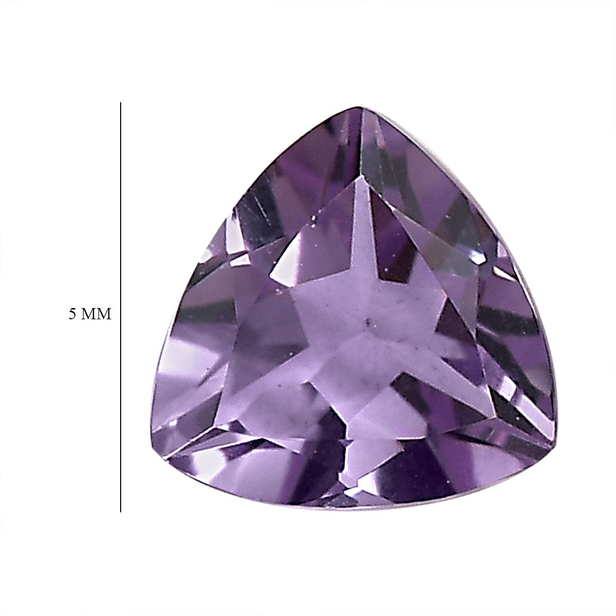 Rose De France Amethyst Set of 2 (Trl 5 mm) 0.75 ctw