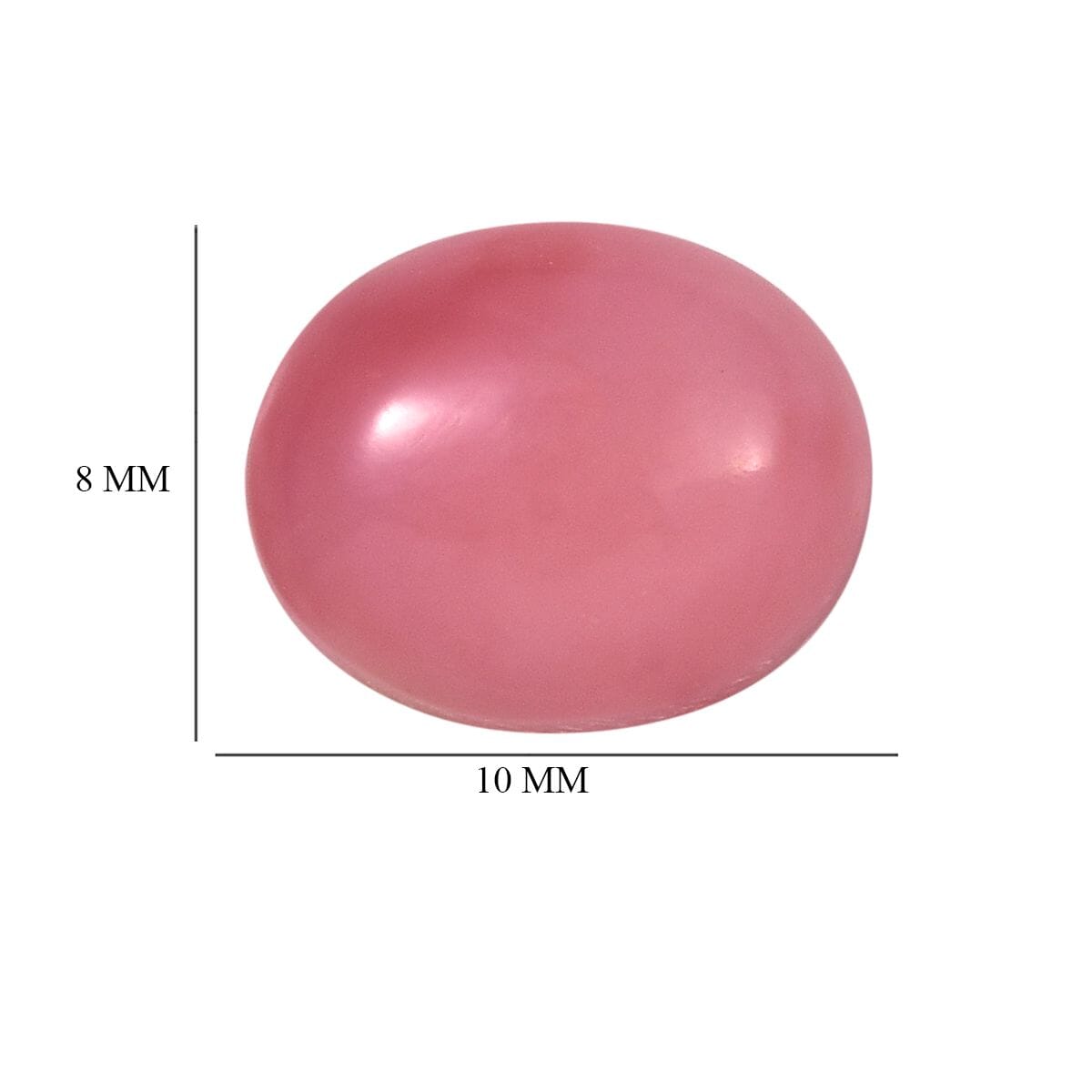 AA Peruvian Pink Opal (Ovl 10x8 mm) 2.03 ctw image number 3