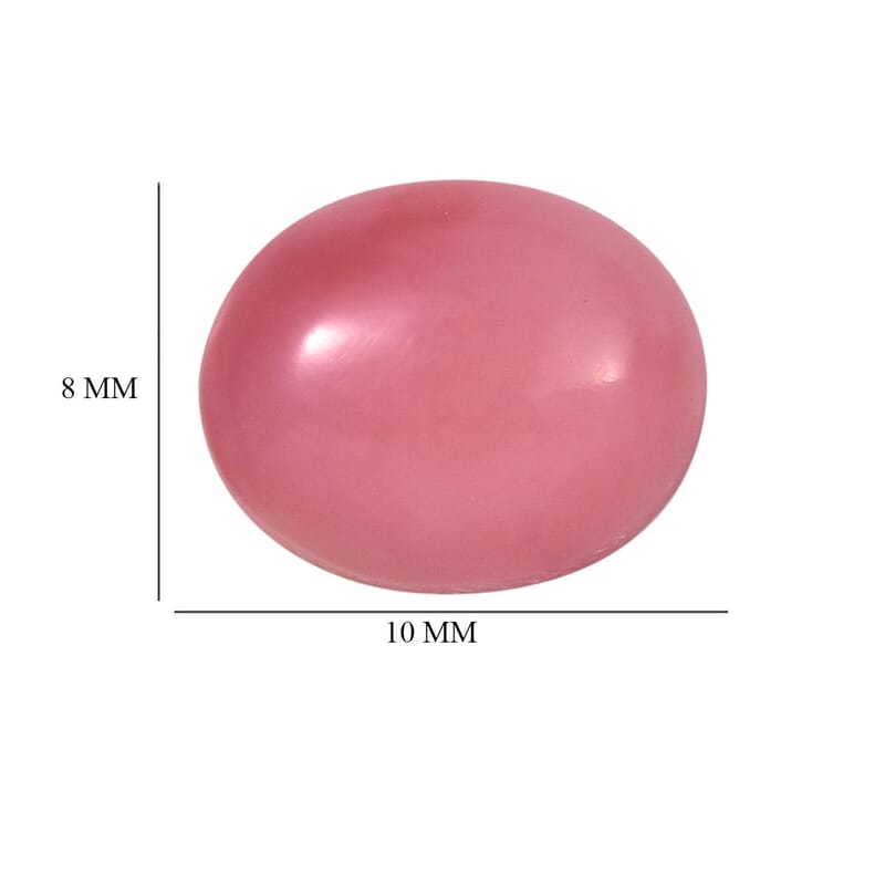 AA Peruvian Pink Opal (Ovl 10x8 mm) 2.03 ctw