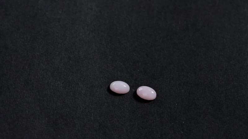 Peruvian Pink Opal Set of 2 (Ovl 5x3 mm) 0.36 ctw Loose Gemstone