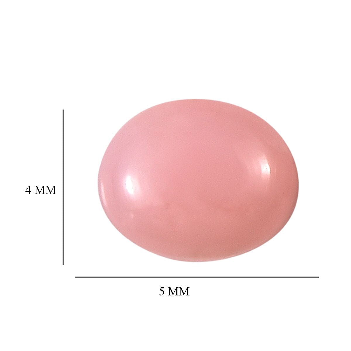 AA Peruvian Pink Opal Set of 2 (Ovl 5x3 mm) 0.55 ctw image number 3