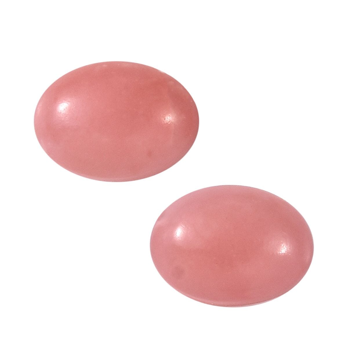 AA Peruvian Pink Opal Set of 2 (Ovl 7x5 mm) 1.29 ctw image number 0