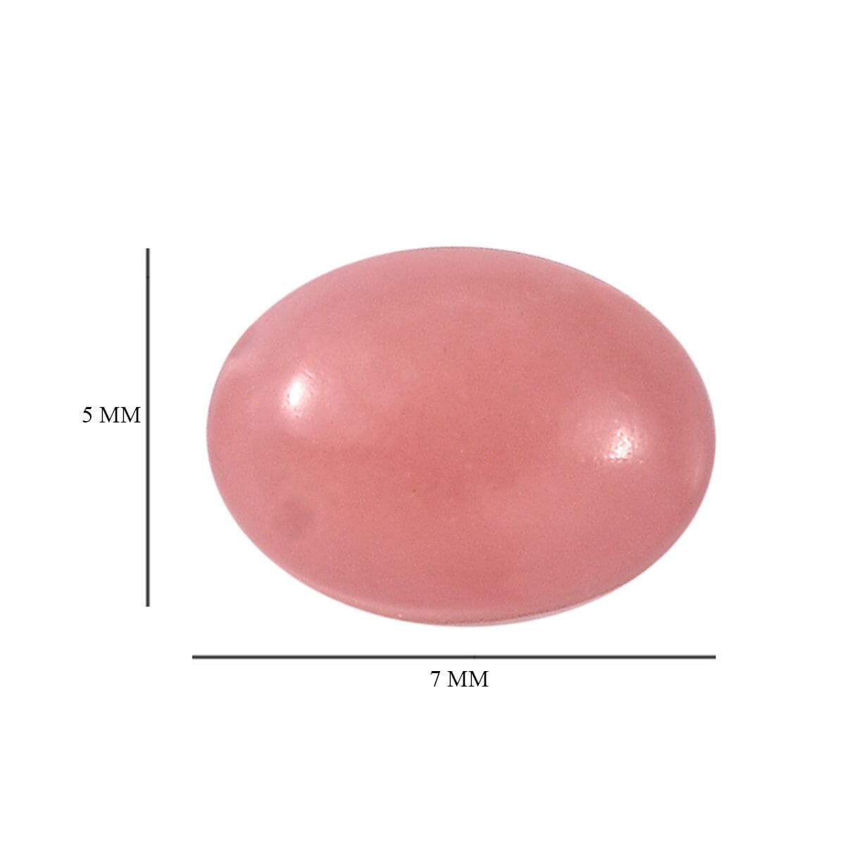 AA Peruvian Pink Opal Set of 2 (Ovl 7x5 mm) 1.29 ctw image number 3
