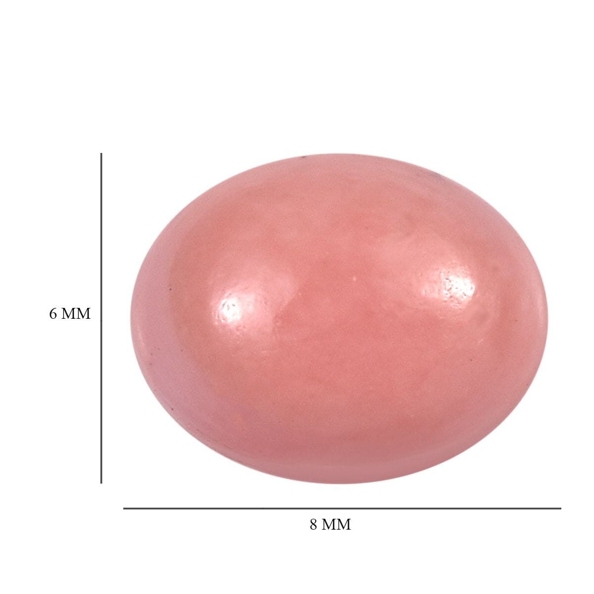AA Peruvian Pink Opal (Ovl 8x6 mm) 0.94 ctw image number 3