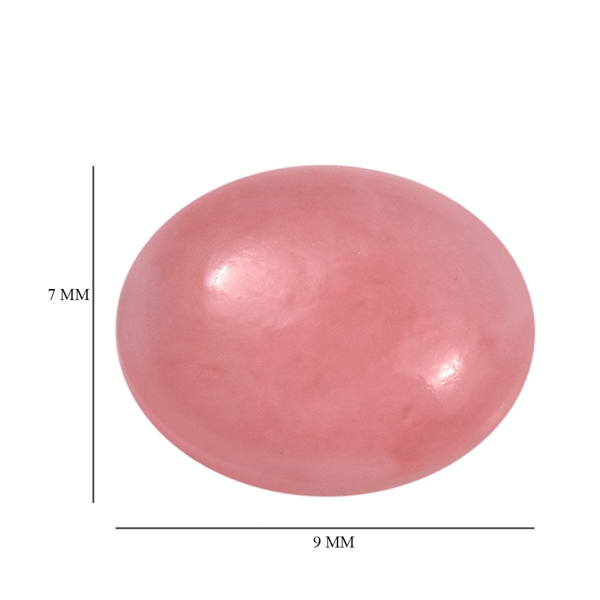 AA Peruvian Pink Opal (Ovl 9x6 mm) 1.28 ctw image number 3