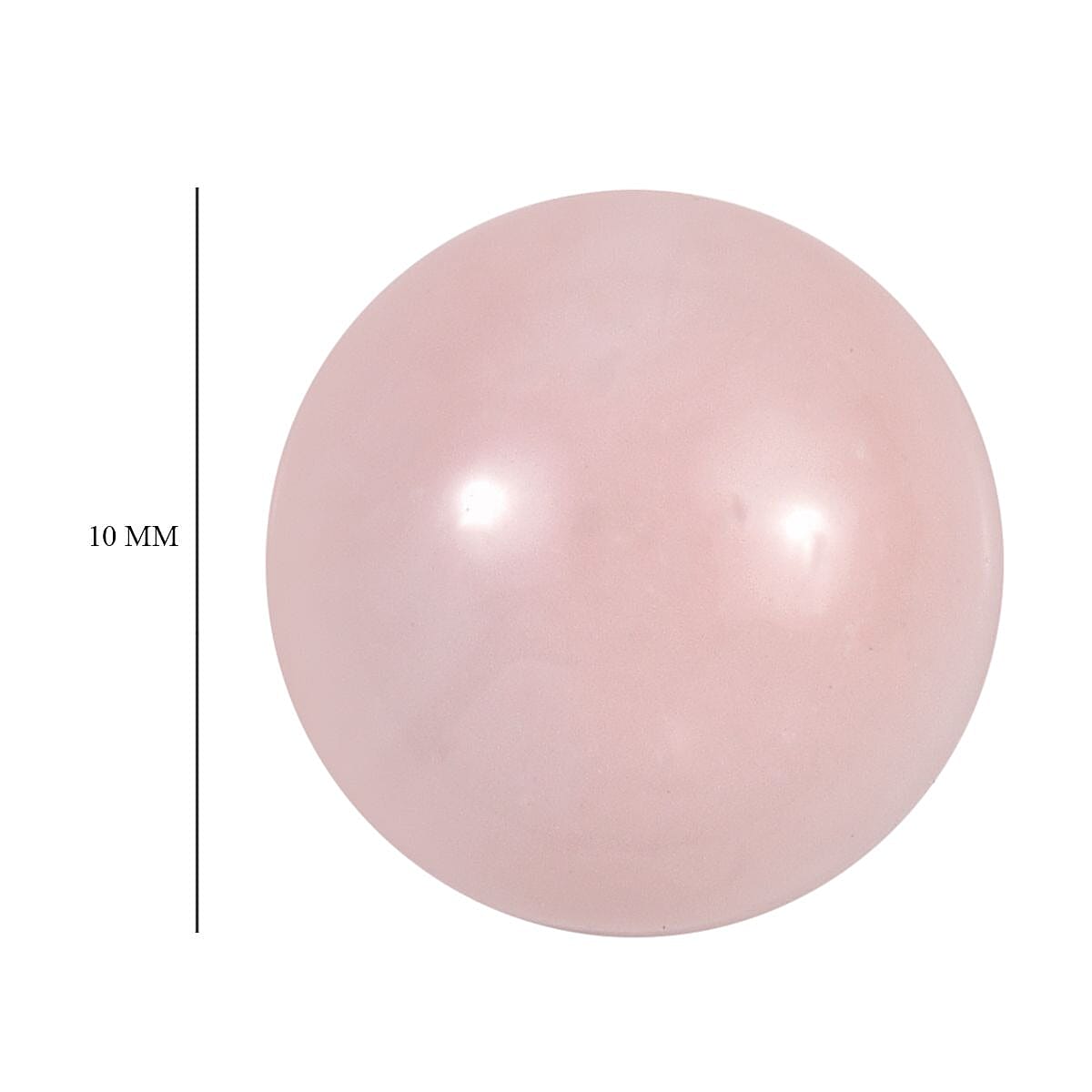 Peruvian Pink Opal (Rund 10 mm) 3.16 ctw image number 3