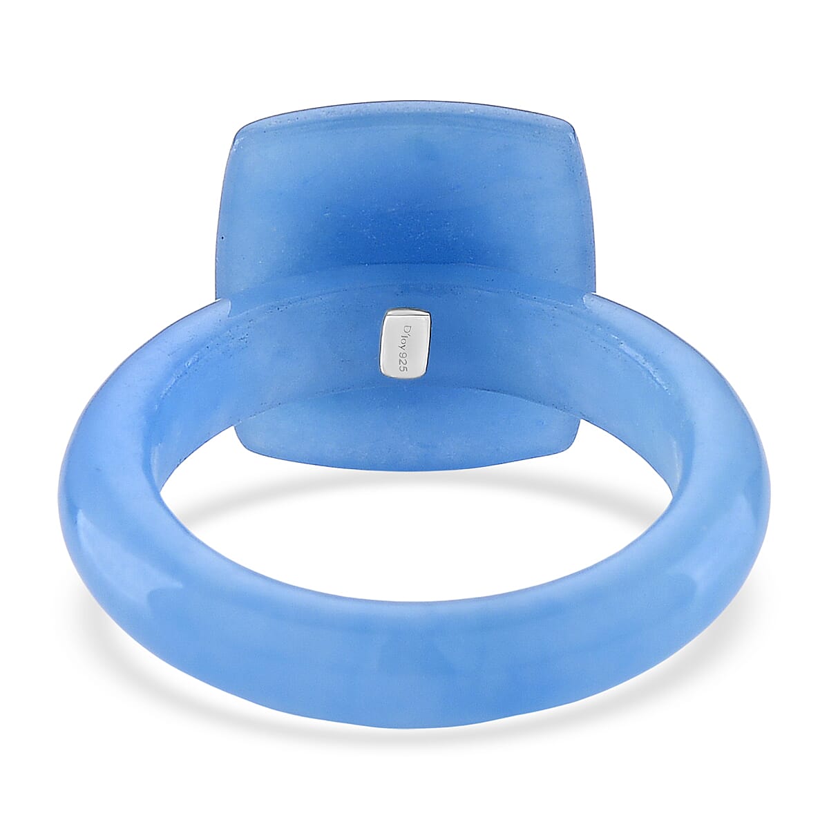 D'Joy Blue Jade(D), Multi Gemstone Victorian Era Ring in Rhodium Over Sterling Silver 21.60 ctw (Size 6.0) image number 4