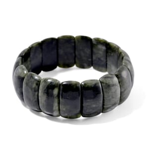 Connemara Marble 340.00 ctw Block Stretch Bracelet