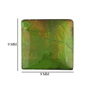 AAAA Canadian Ammolite (Sqr 9x9 mm) 2.20 ctw