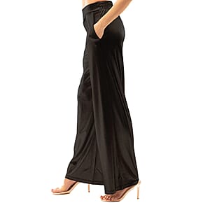 Sentimental NY Black Metallic Liquid Shine Pant &ndash; Medium