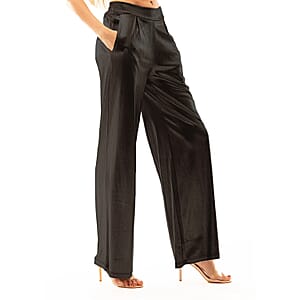 Sentimental NY Black Metallic Liquid Shine Pant &ndash; Medium
