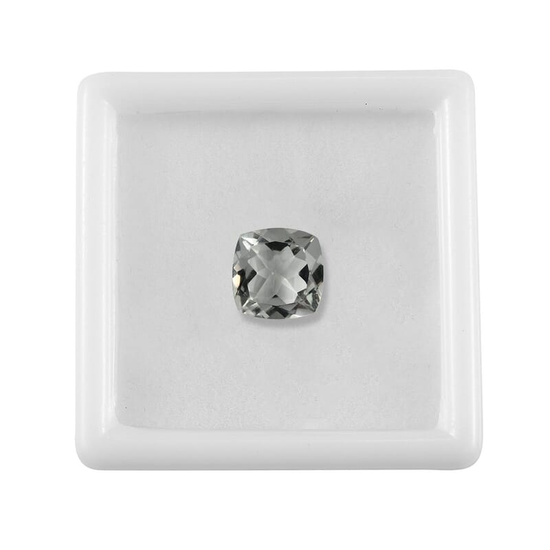 Montezuma Prasiolite (Cushion 9x9 mm) 2.80 ctw